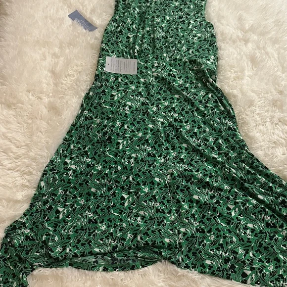 London Times Green Patterned Dress - Picture 6 of 7